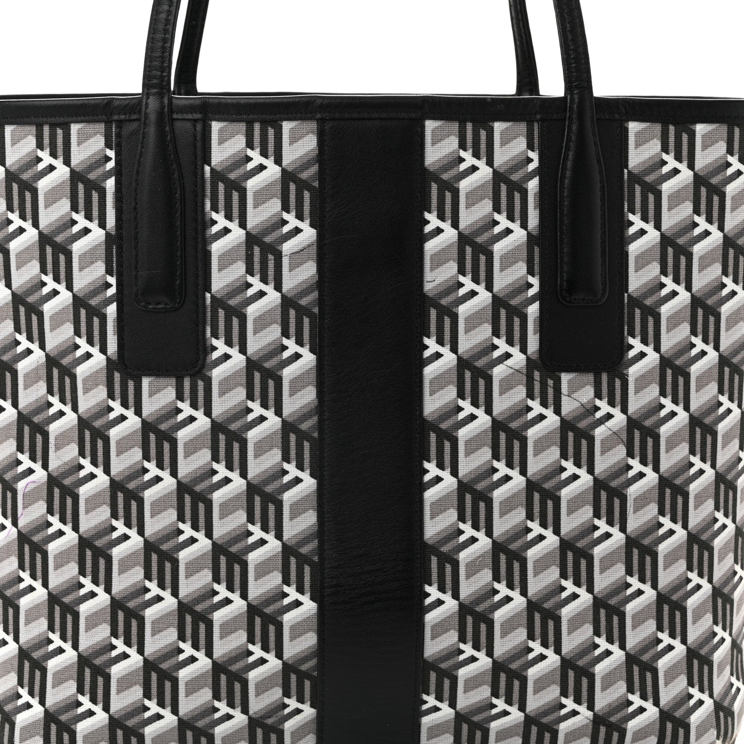 MCM Visetos Small Liz Reversible Shopper Tote Black 12 of 17