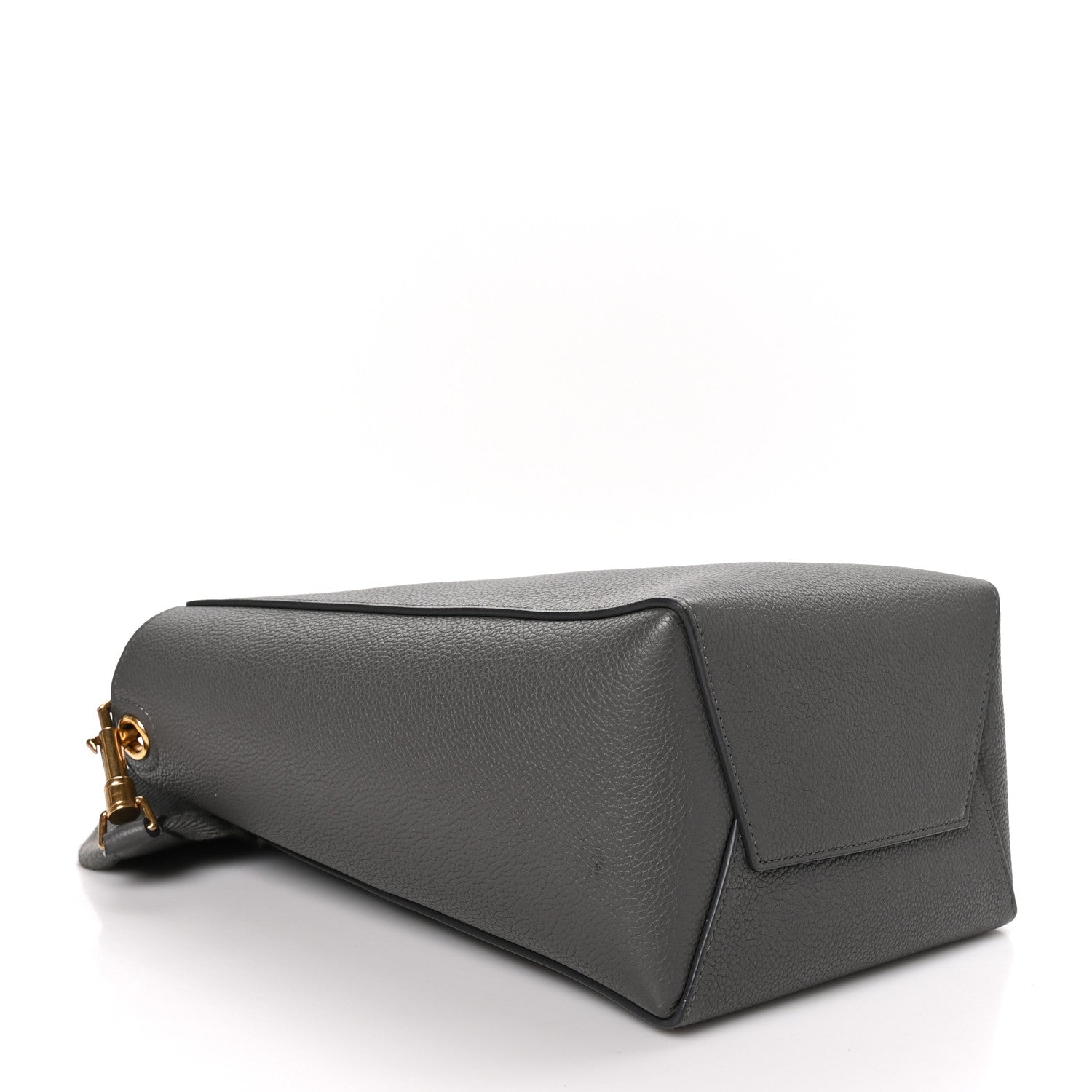 Celine Soft Grained Calfskin Small Sangle Bucket Bag Kohl 4 of 10