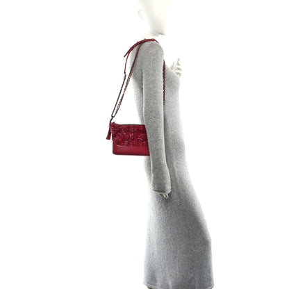 Chanel Tweed Calfskin Small Gabrielle Hobo Pink 2 of 10
