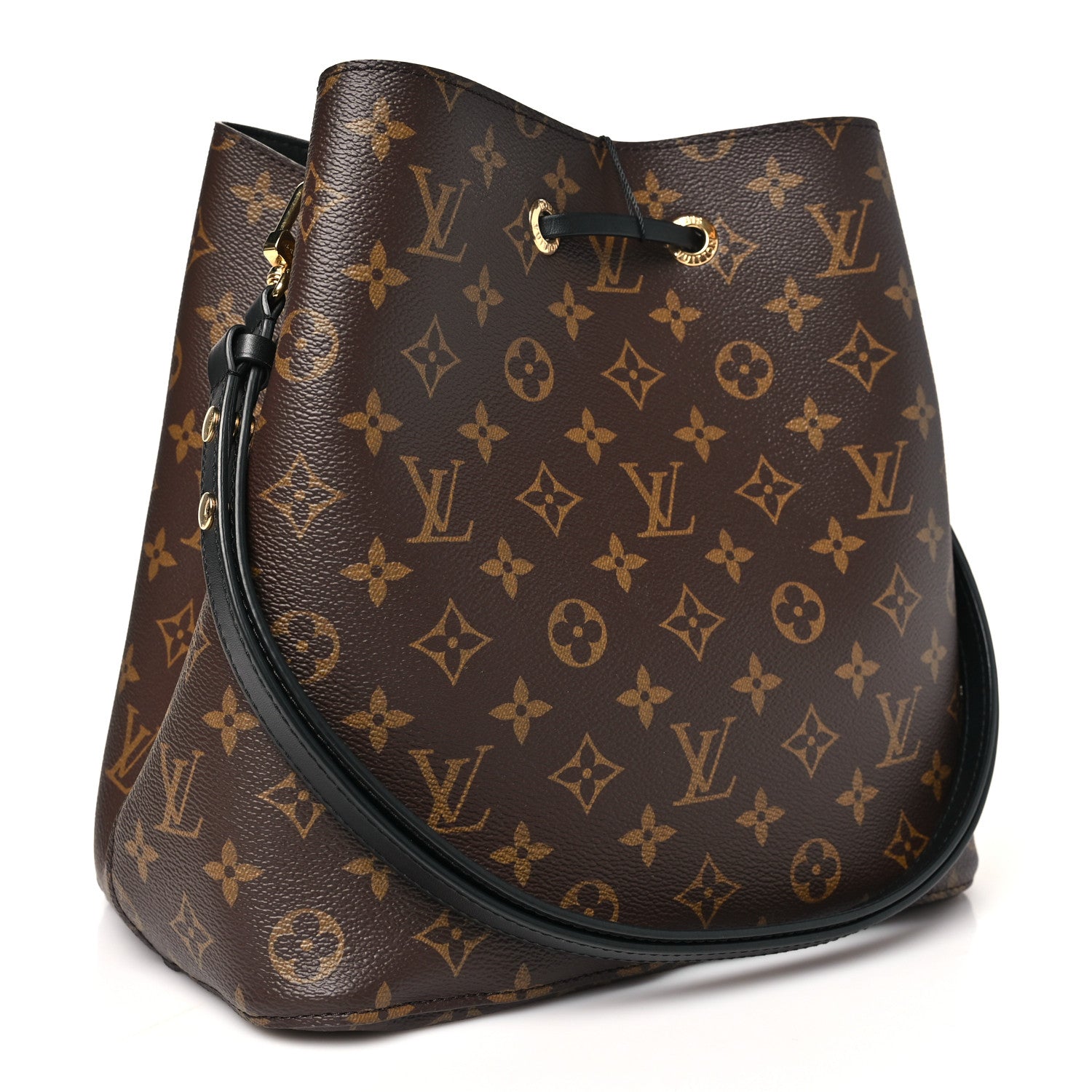 Louis Vuitton Monogram Neonoe MM Black 3 of 9