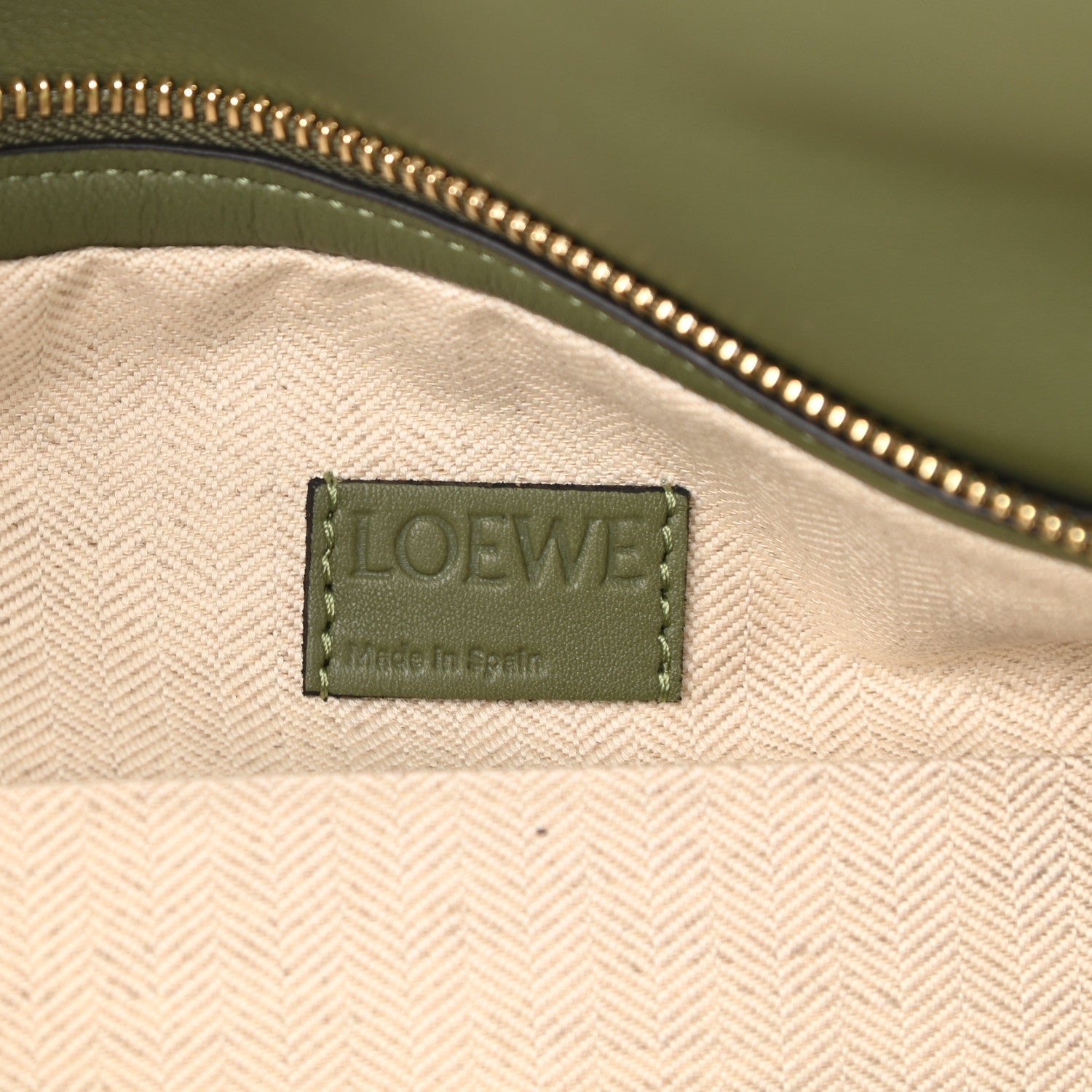 Loewe Calfskin Puzzle Hobo Avocado 6 of 7