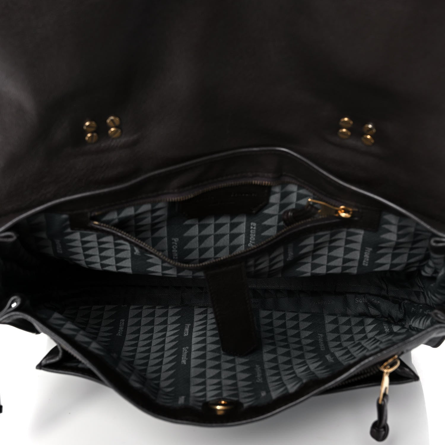 Proenza Schouler Lambskin Large PS1 Satchel Chocolate 5 of 11