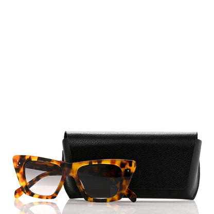 Celine Acetate Cat Eye Sunglasses CL40187I Tortoise 7 of 7