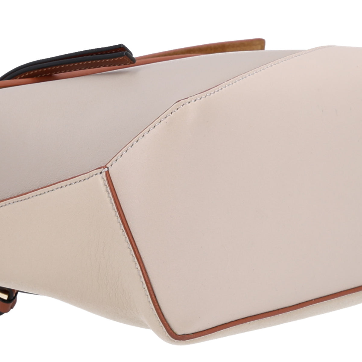 Loewe Calfskin Small Puzzle Edge Bag Ghost Soft White 9 of 10