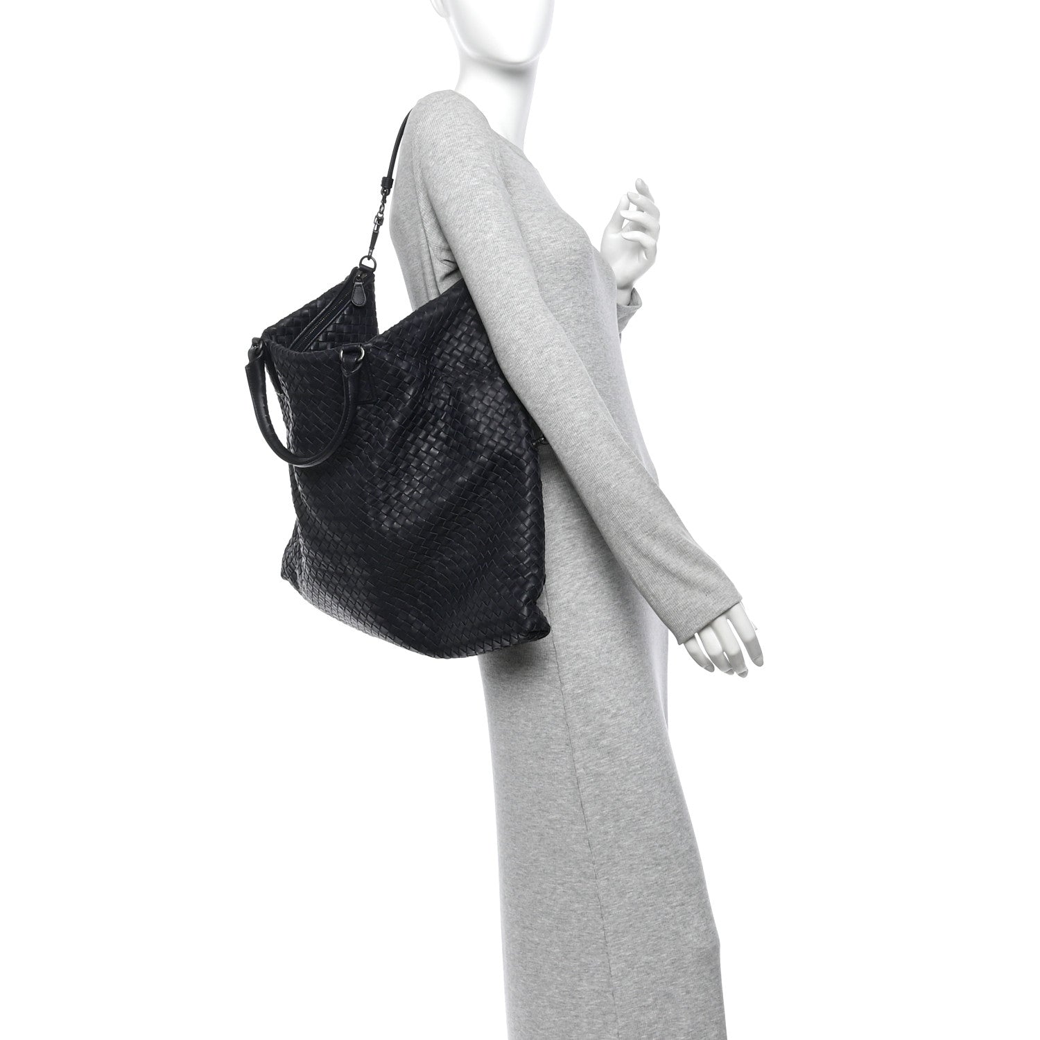Bottega Veneta Nappa Intrecciato Maxi Convertible Tote Tourmaline 2 of 11