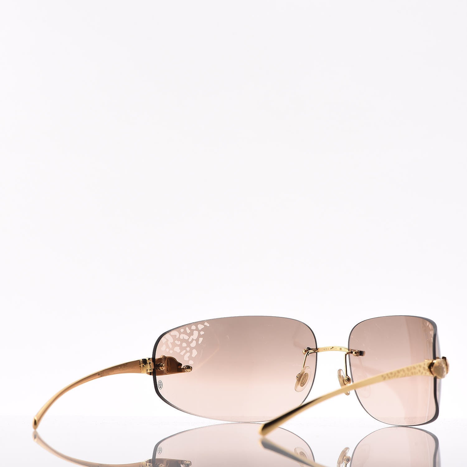 Cartier Panthere De Shield Sunglasses Gold 4 of 7