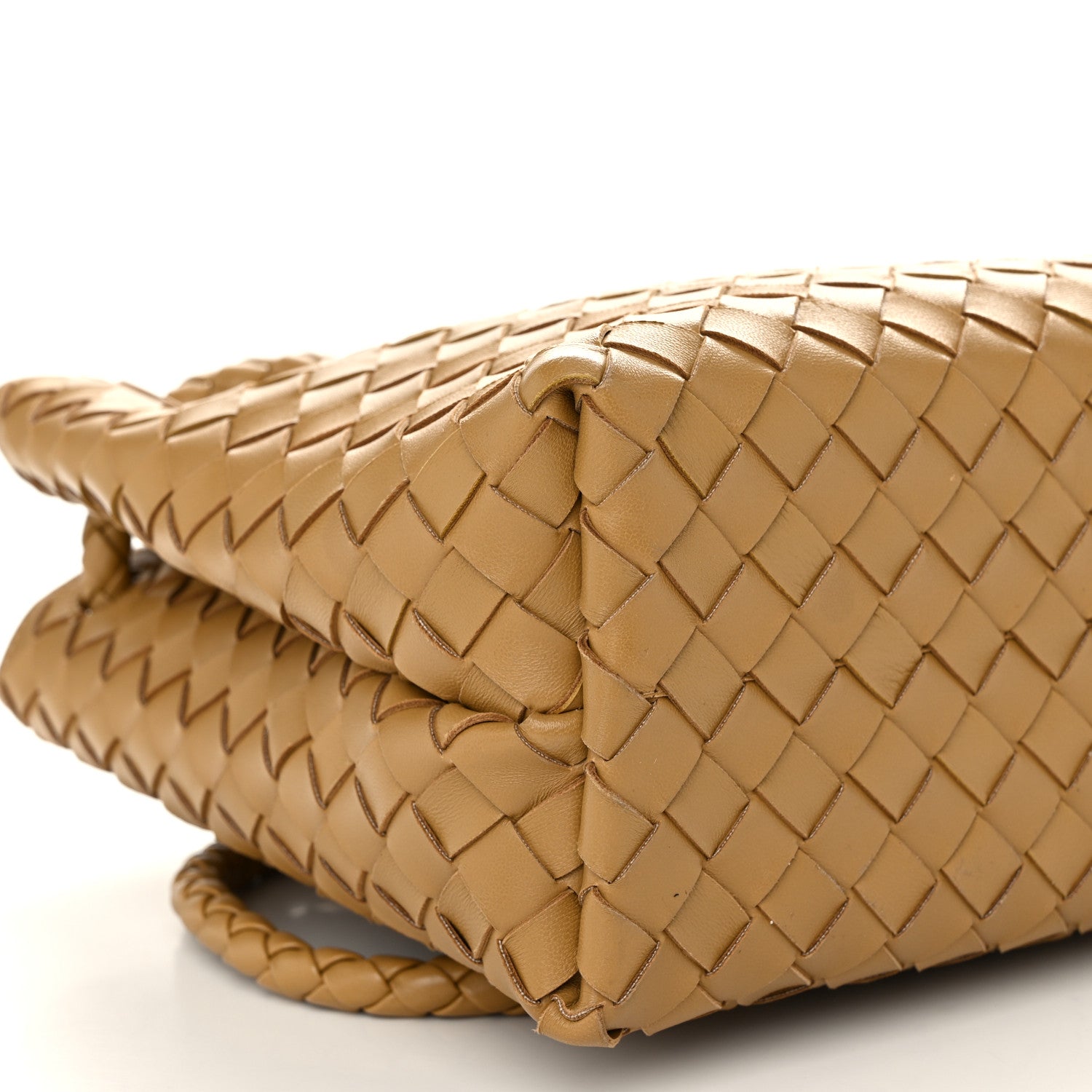 Bottega Veneta Nappa Intrecciato Medium Andiamo Shoulder Bag Dark Praline 8 of 9