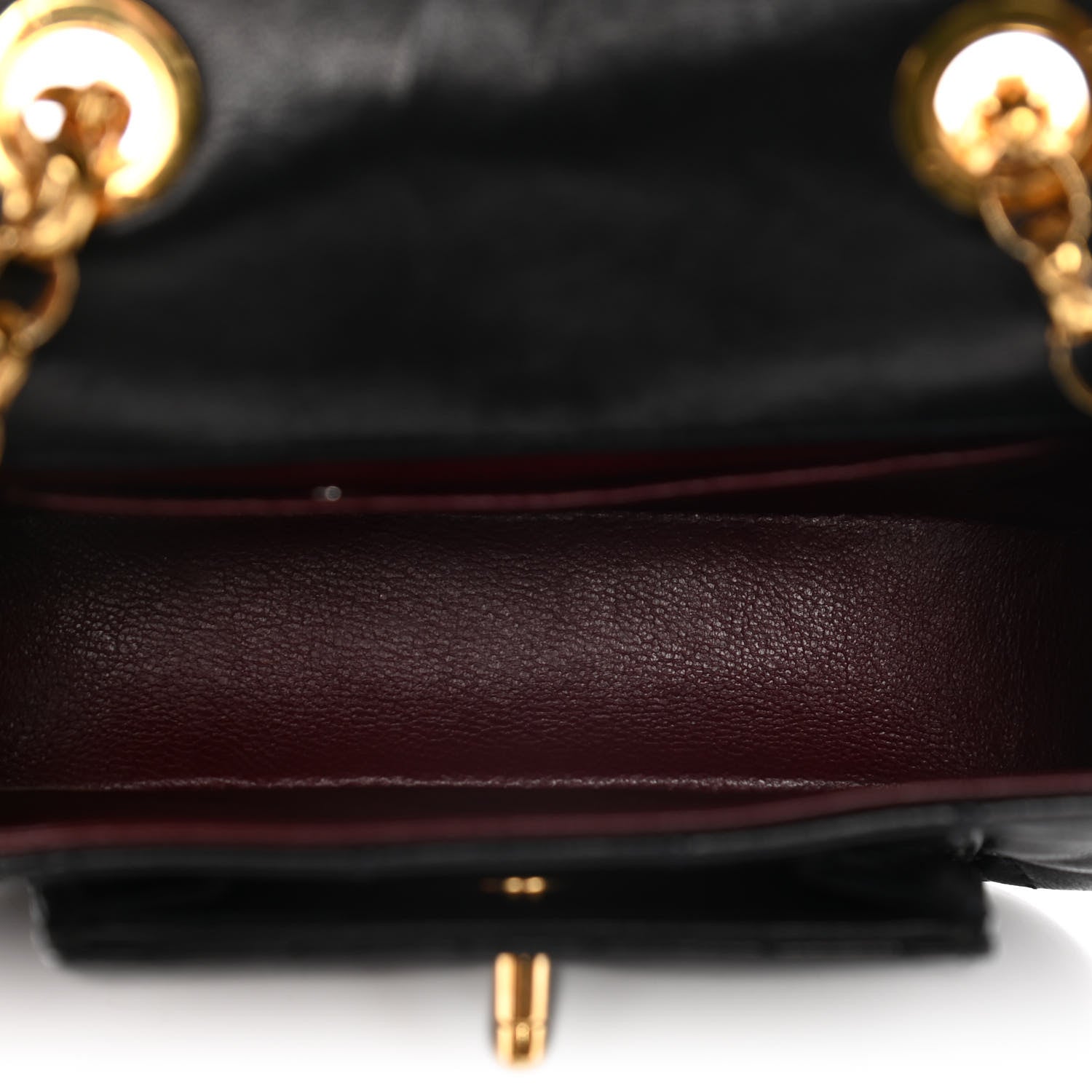 Chanel Lambskin Quilted Mini Square Flap Black 4 of 11