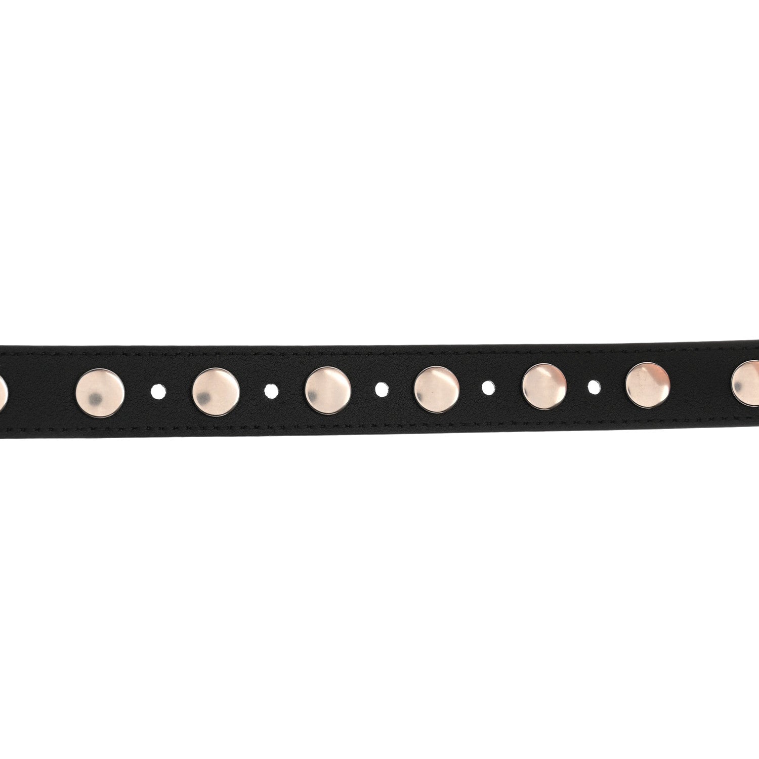 Gucci Calfskin Slim Studded Belt 80 32 Black 5 of 5