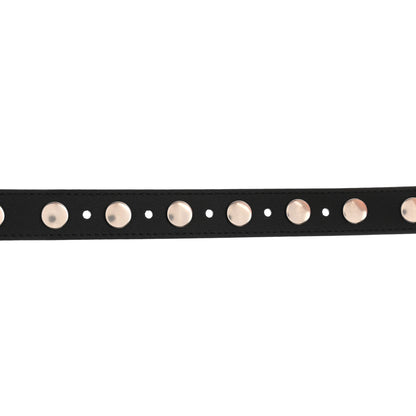 Gucci Calfskin Slim Studded Belt 80 32 Black 5 of 5