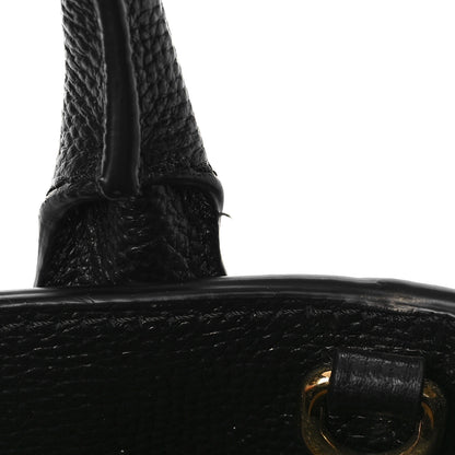 Burberry Derby Calfskin House Check Baby Banner Tote Black 8 of 8