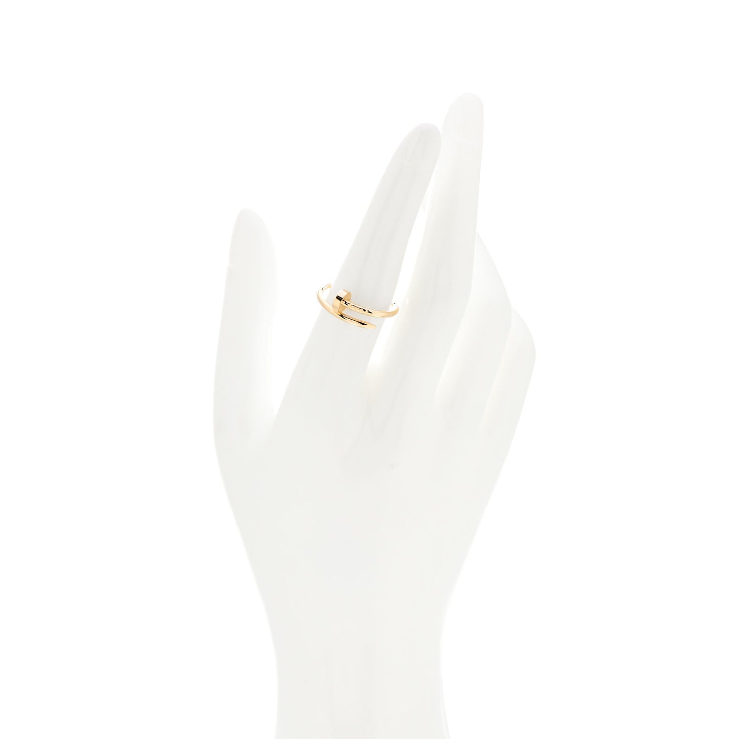 18K Yellow Gold Small Juste Un Clou Ring 54 6.75