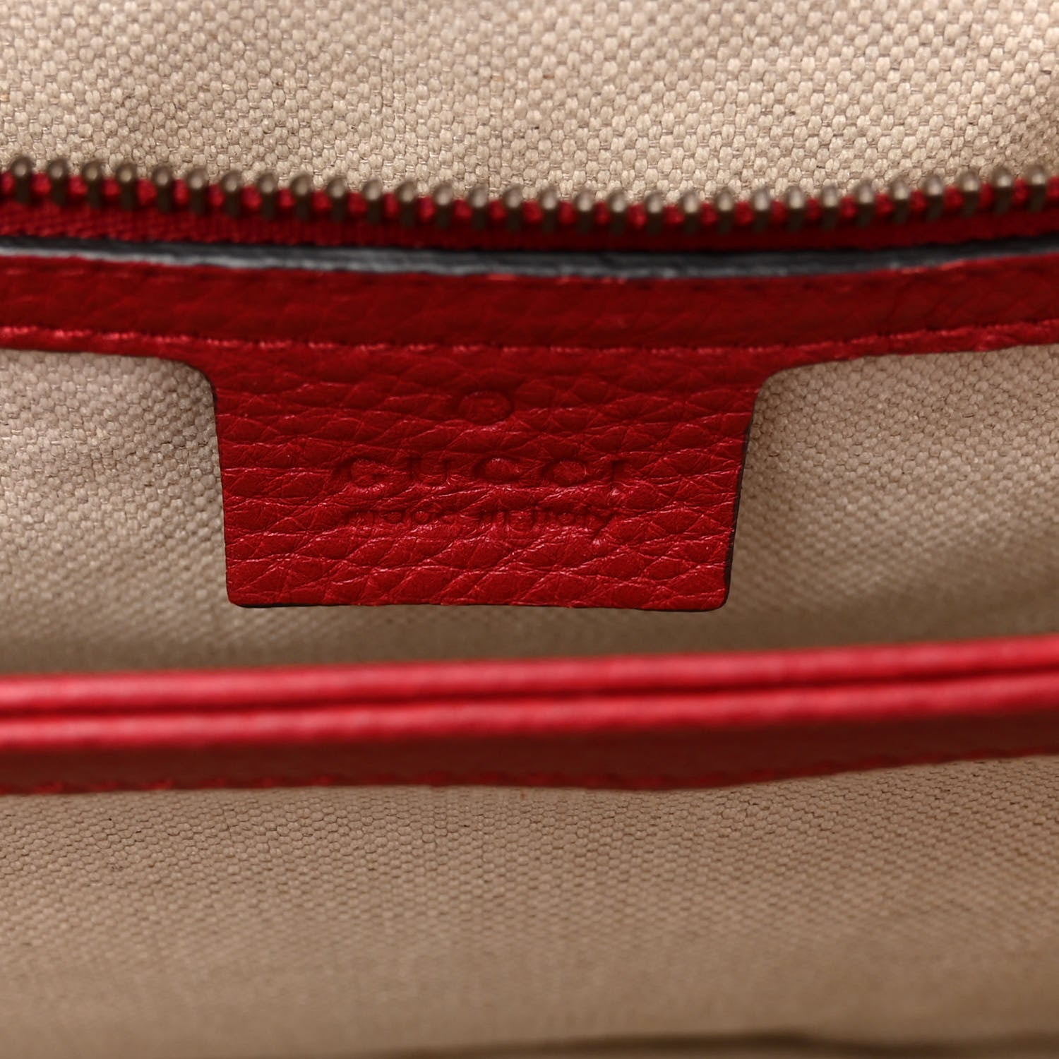 Gucci Cellarius Calfskin GG Marmont Shoulder Bag Vulcanic Red 6 of 11