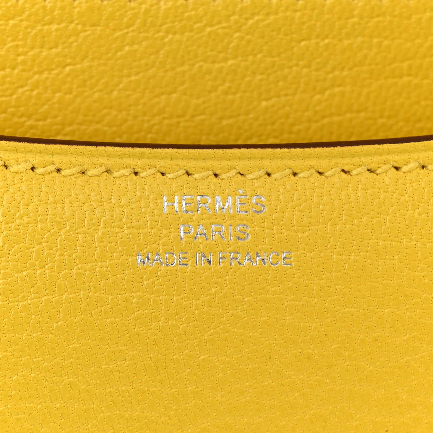 Hermes Chevre Mysore Constance 18 Jaune De Naples 7 of 14