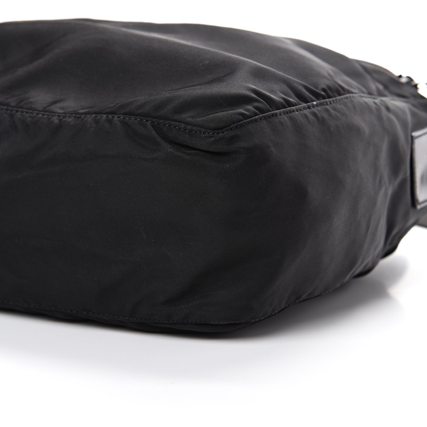 Prada Nylon Flat Messenger Bag Black 9 of 14