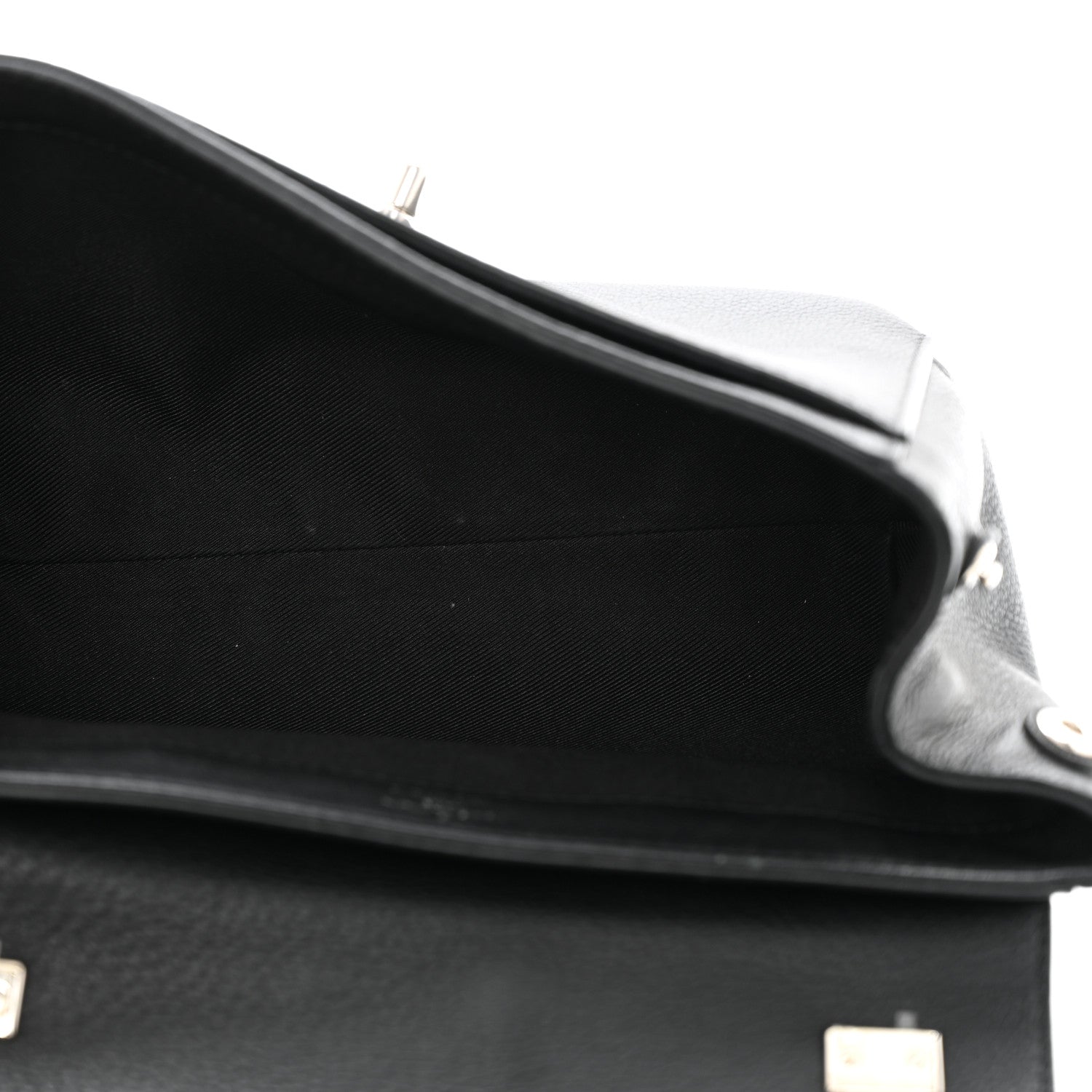 Louis Vuitton Calfskin Lockme II Chain Bag BB Black 5 of 11