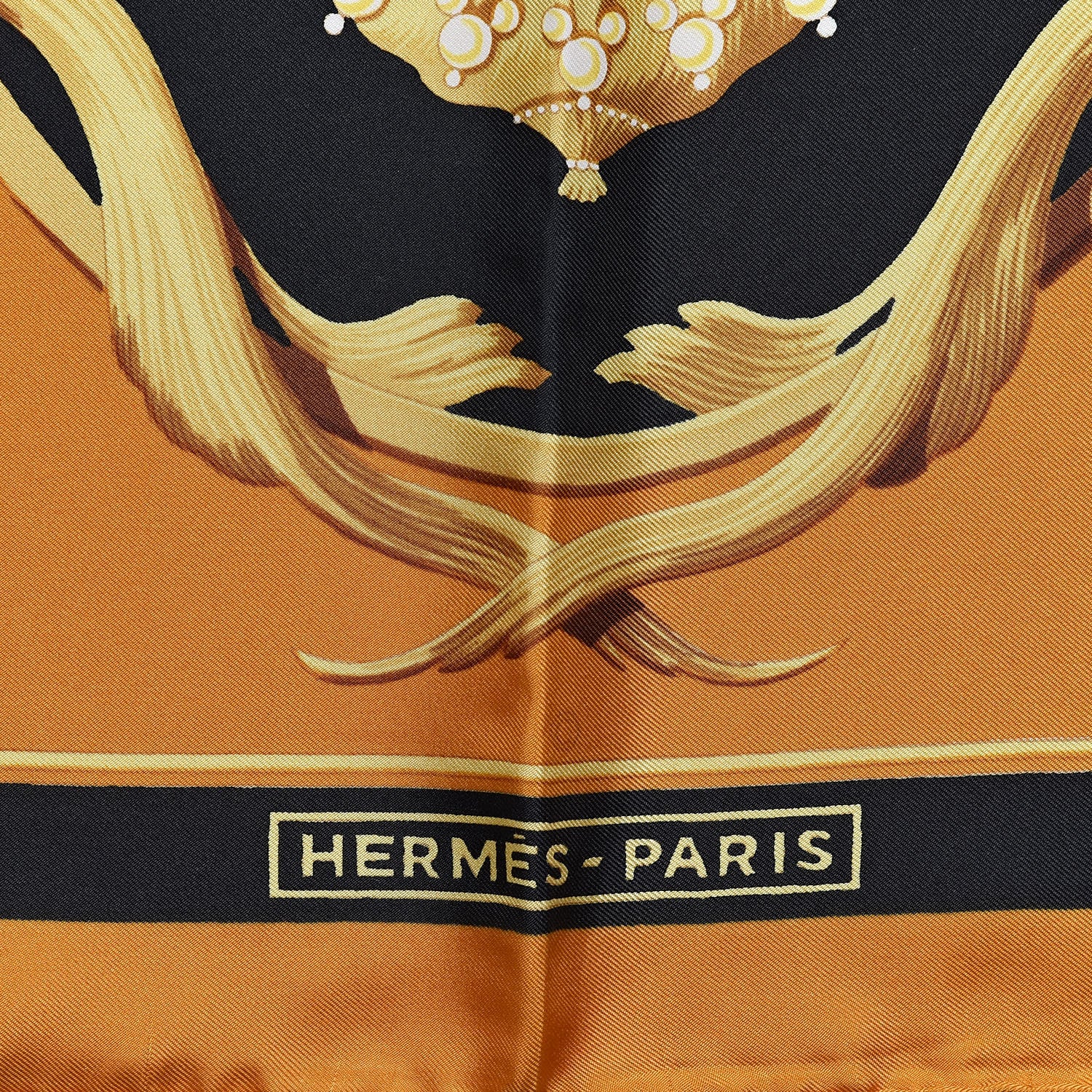 Hermes Silk Couronnes Crown Scarf 90 4 of 5