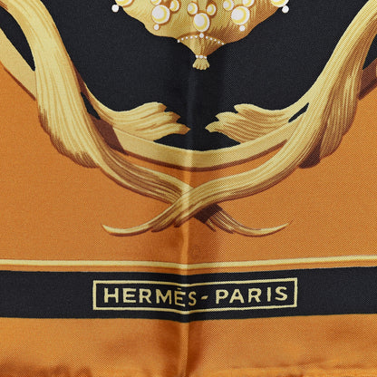 Hermes Silk Couronnes Crown Scarf 90 4 of 5