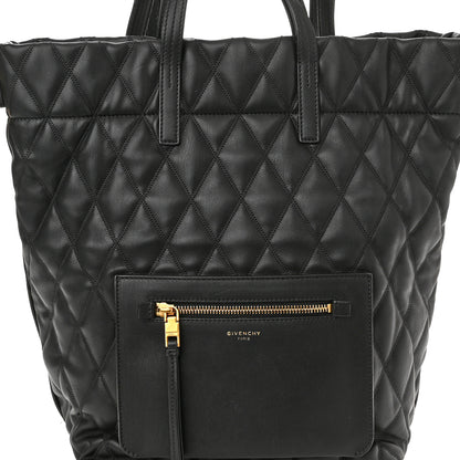 Givenchy Rubberized Canvas Quilted Duo Backpack Black 8 of 12