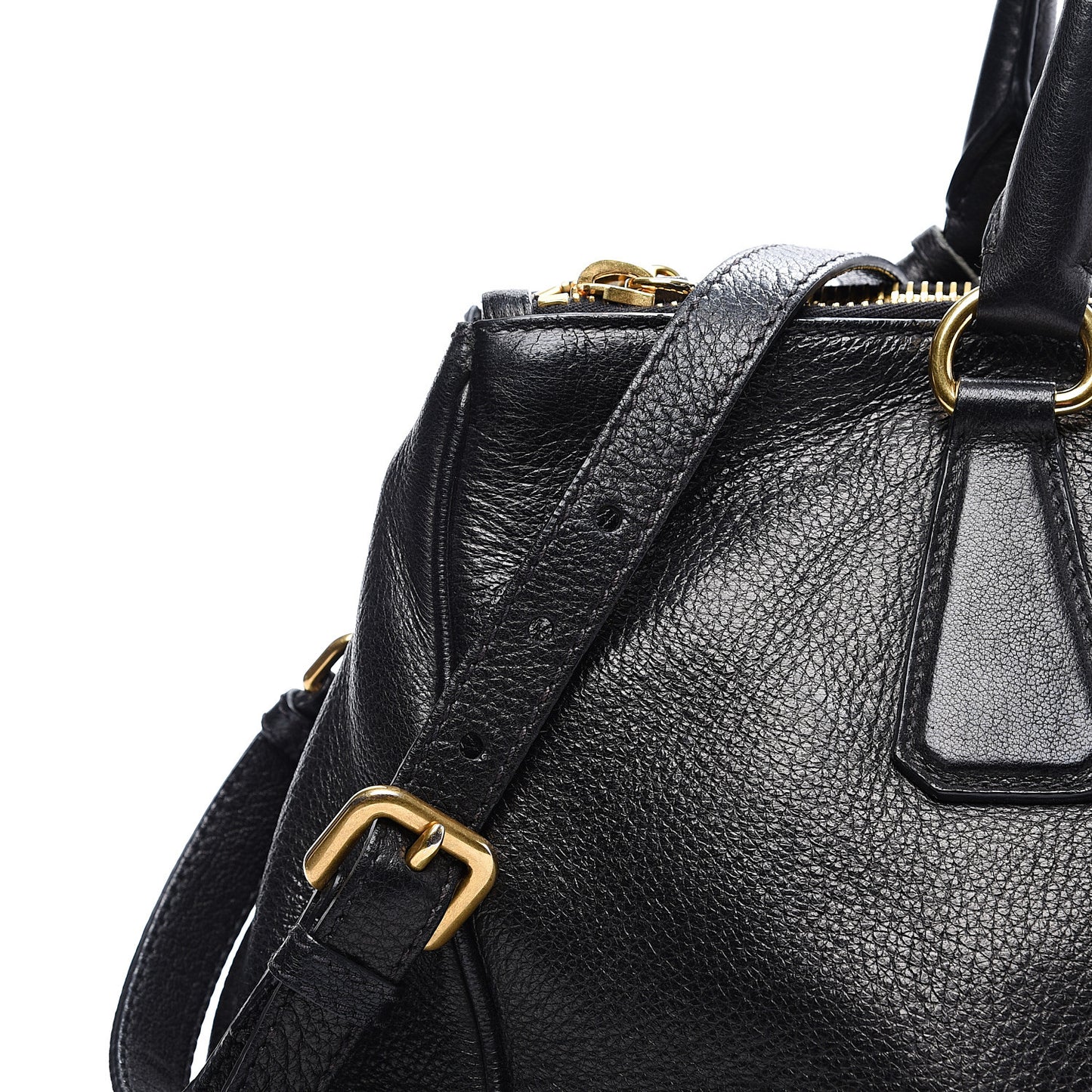 Vitello Daino Tote Black