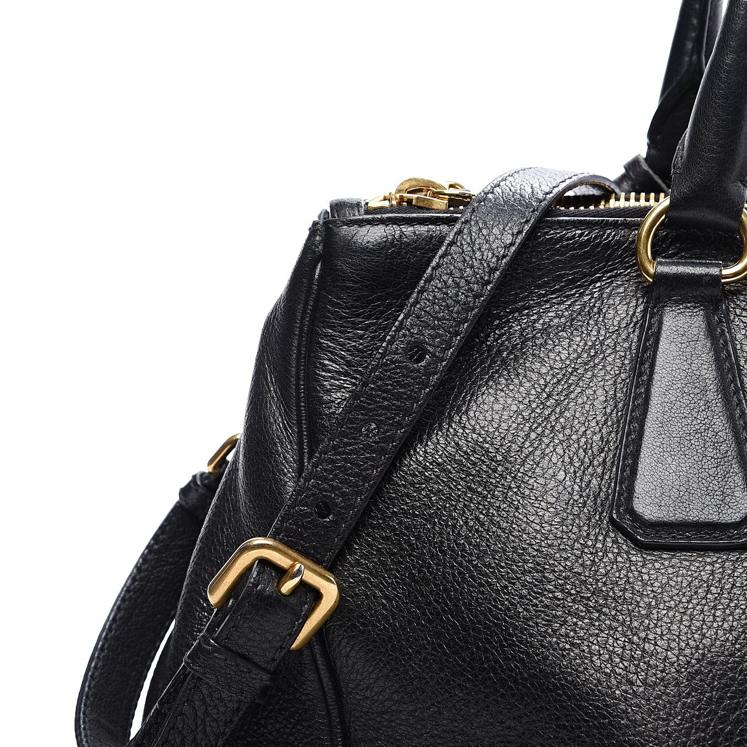 Prada Vitello Daino Tote Black 14 of 14