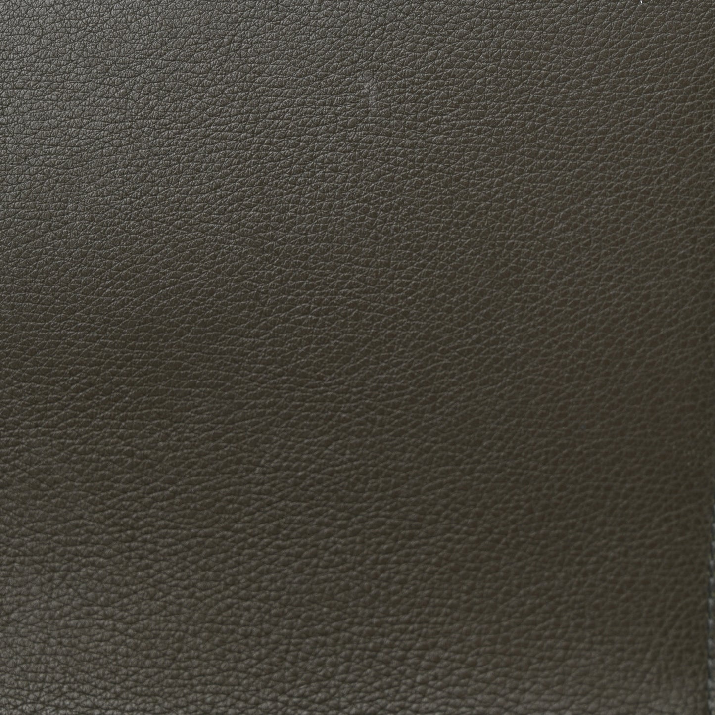 Grained Calfskin Quilted Medium Label Click Flap Bag Khaki