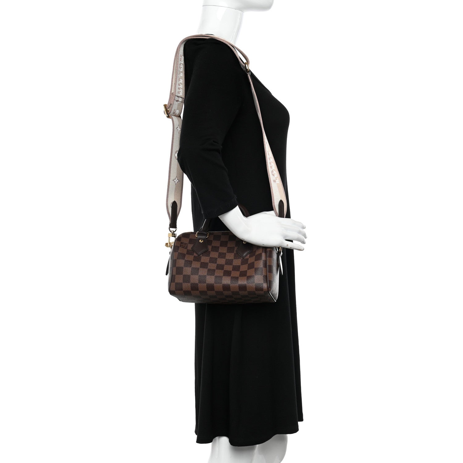 Louis Vuitton Damier Ebene Speedy Bandouliere 20 2 of 9