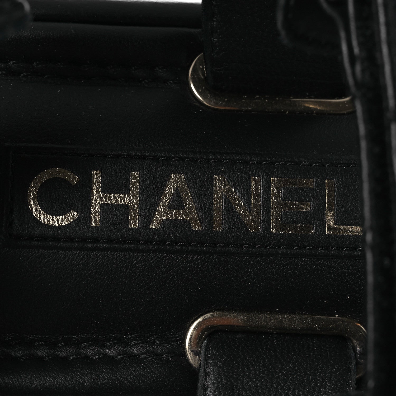 Chanel Lambskin Quilted Platform Sandals 40.5 Black 9 of 13