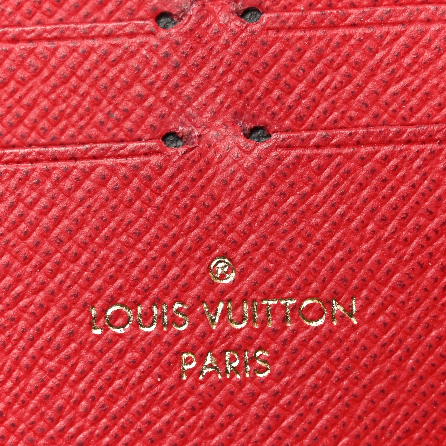 Louis Vuitton Damier Ebene Clemence Wallet Cherry 6 of 8
