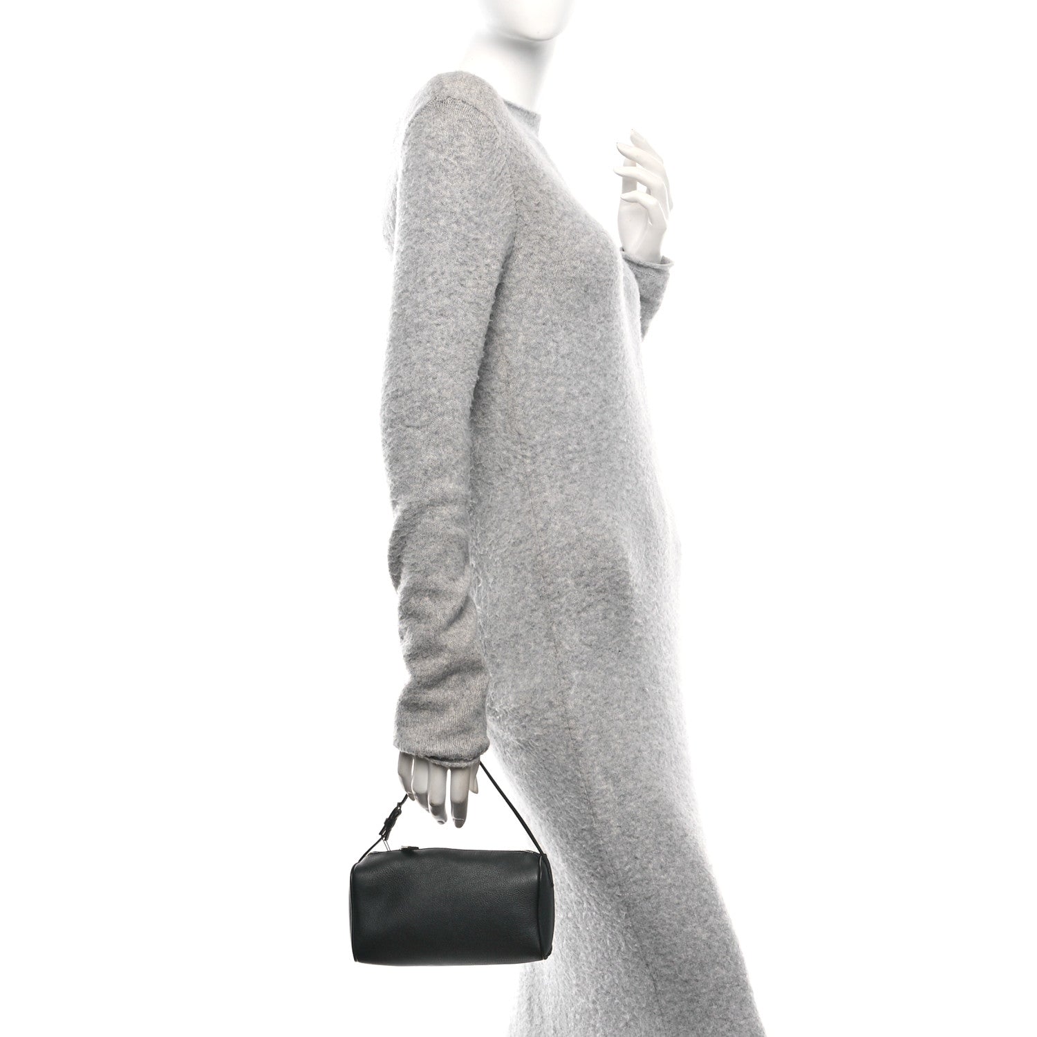 The Row Grained Calfskin 90's Bag Black 2 of 9