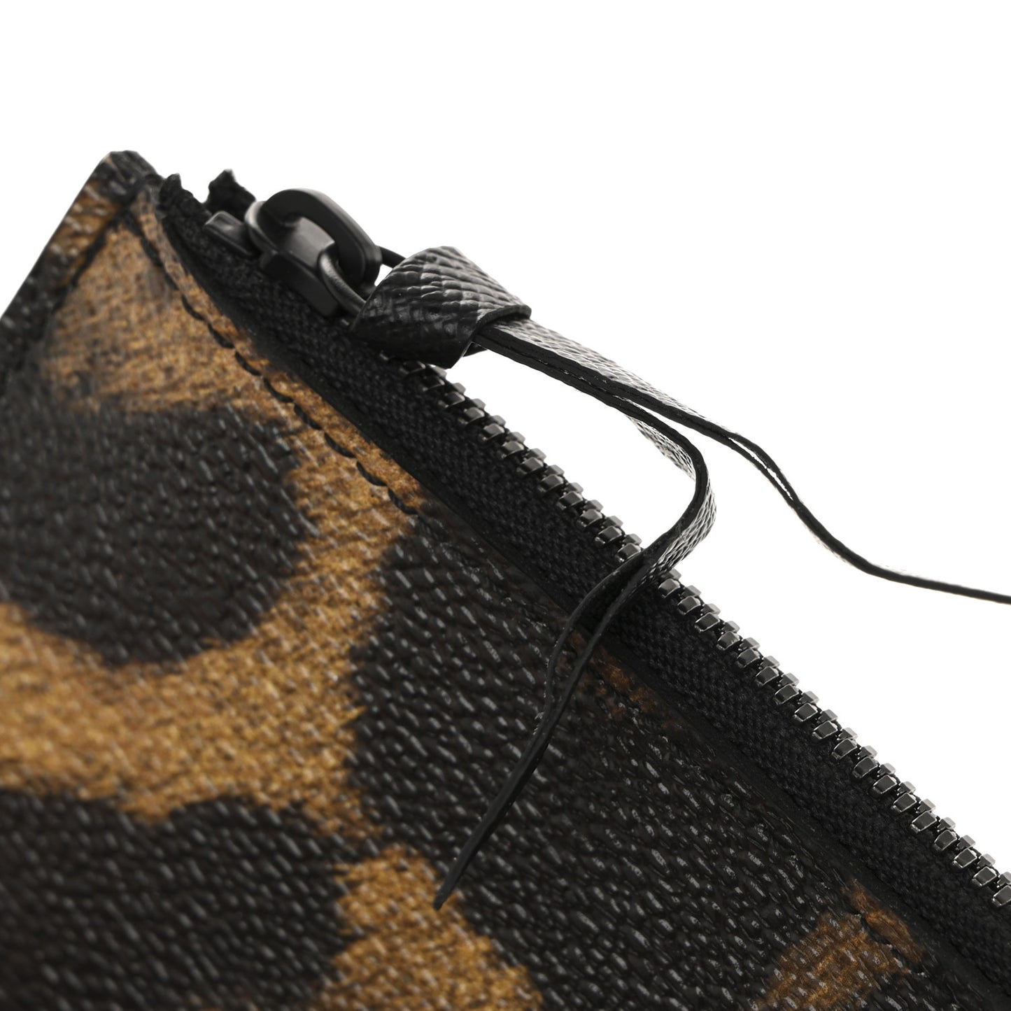 Monogram Animal Print Pochette Felicie Chain Wallet