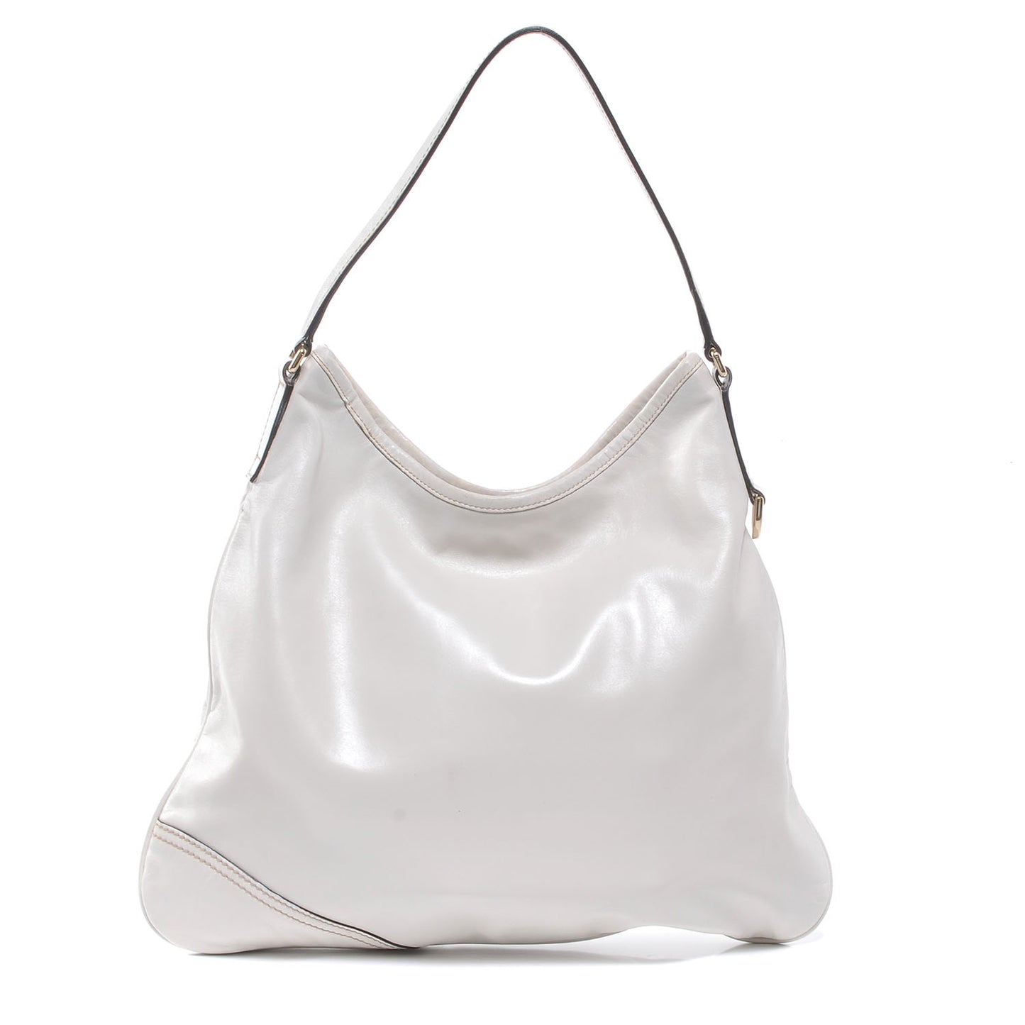 Leather Medium New Britt Hobo White