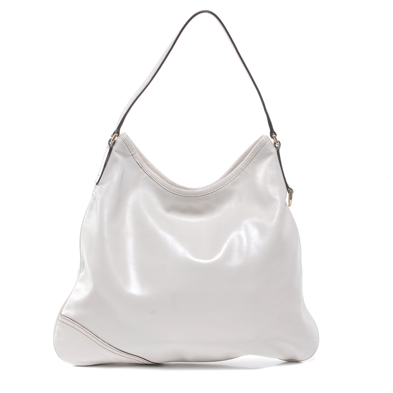 Gucci Leather Medium New Britt Hobo White 3 of 7