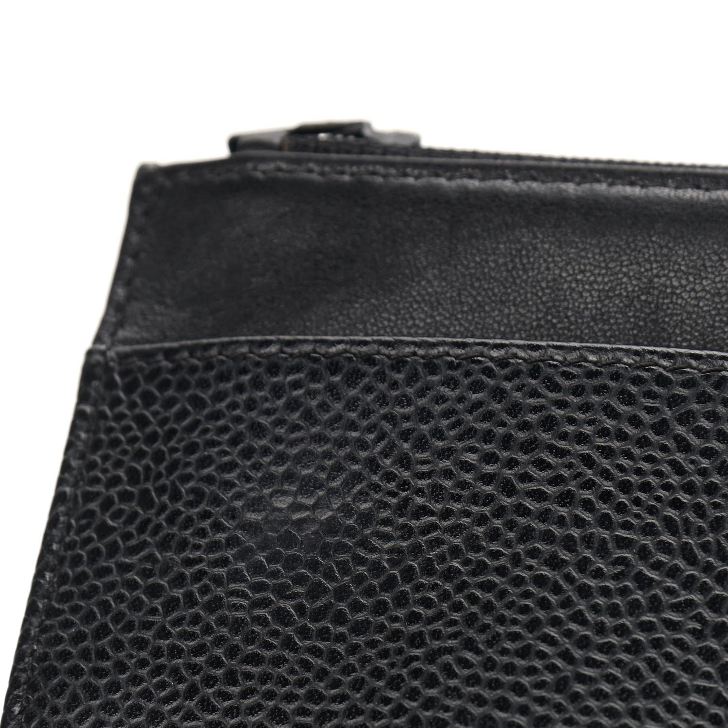 Chanel Caviar Timeless CC Wallet On Chain WOC Black 14 of 14