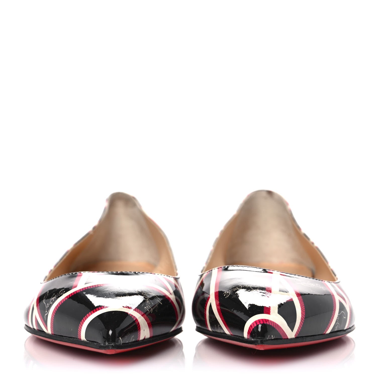Christian Louboutin Patent Ribbon Ballalla Flats 37 Multicolor 2 of 7