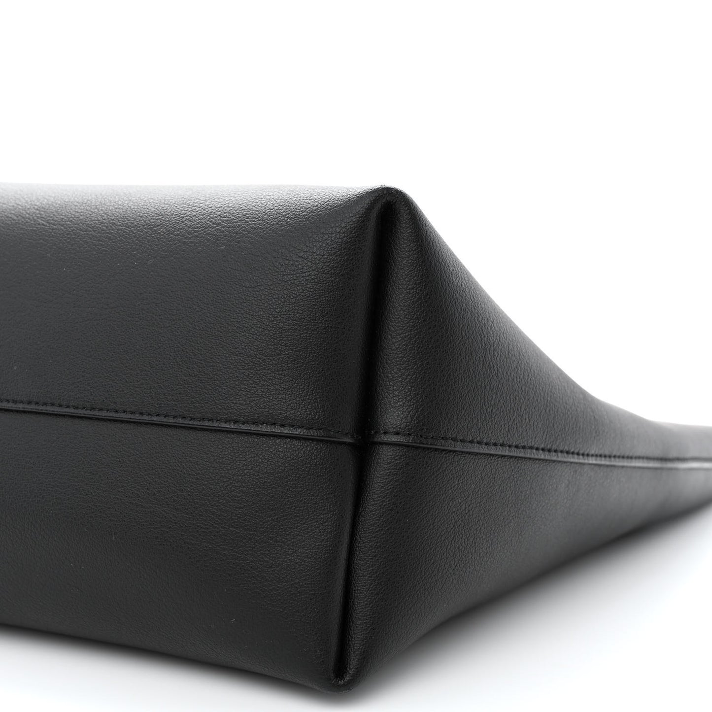 Calfskin Large Shopping Tote Black