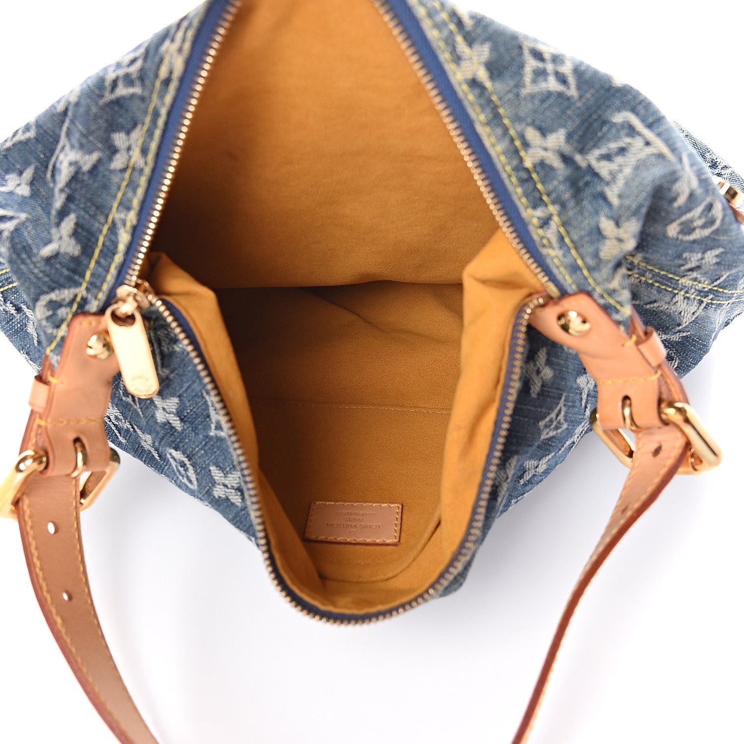 Louis Vuitton Denim Baggy GM Blue 4 of 7