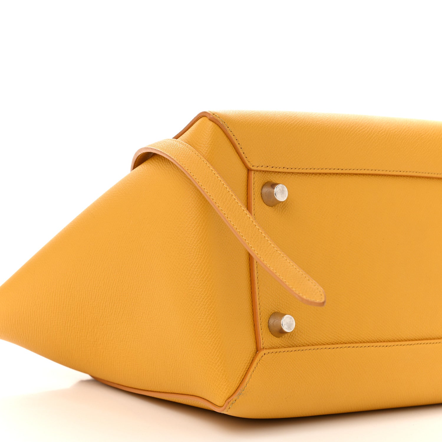 Celine Grained Calfskin Small Belt Bag Sun Yellow 10 of 13