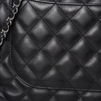Chanel Calfskin Quilted Large Easy Shopping Tote Black 11 of 14