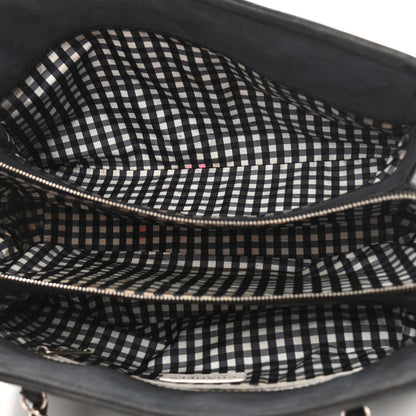 Chanel Canvas Lipstick Ligne Tote Black 5 of 17