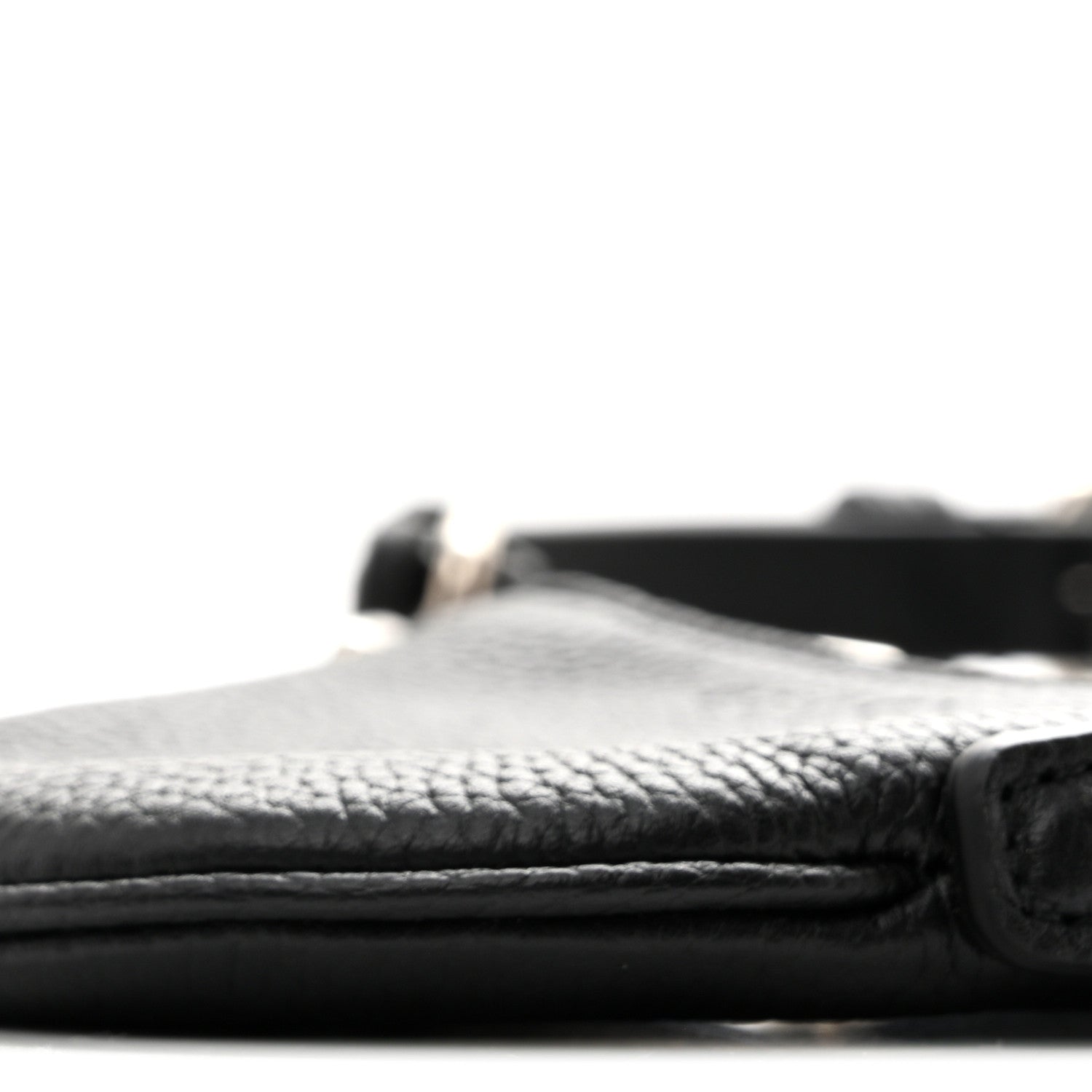Gucci Pebbled Calfskin Mini B Shoudler Bag Black 10 of 10
