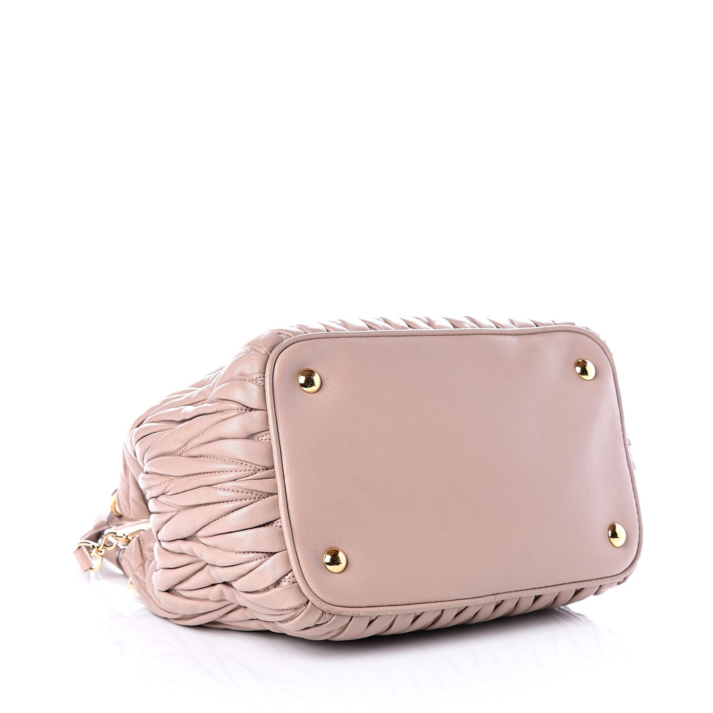Nappa Matelasse Tote Cammeo