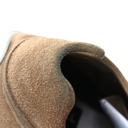 Chanel Suede Goatskin CC Sneakers 37.5 Dark Beige 8 of 10