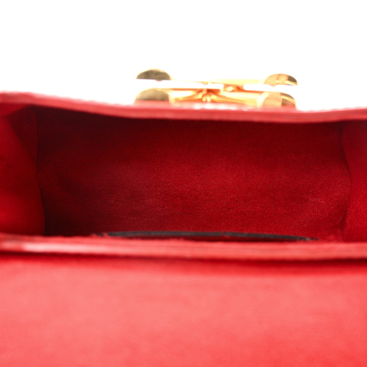 Louis Vuitton Epi Malletage Twist Shoulder Bag PM Rouge 5 of 9