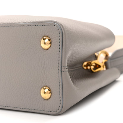 Louis Vuitton Taurillon Capucines MM Steeple Gray 9 of 9