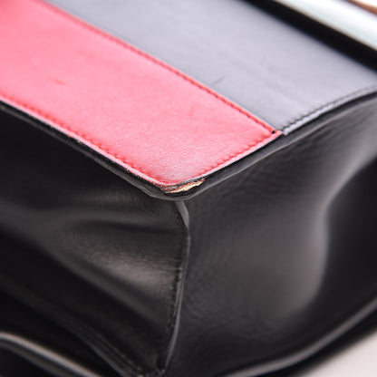 Gucci Calfskin Bamboo Web Large Dionysus Top Handle Bag Black Bright Evergreen Hibiscus Red 23 of 28