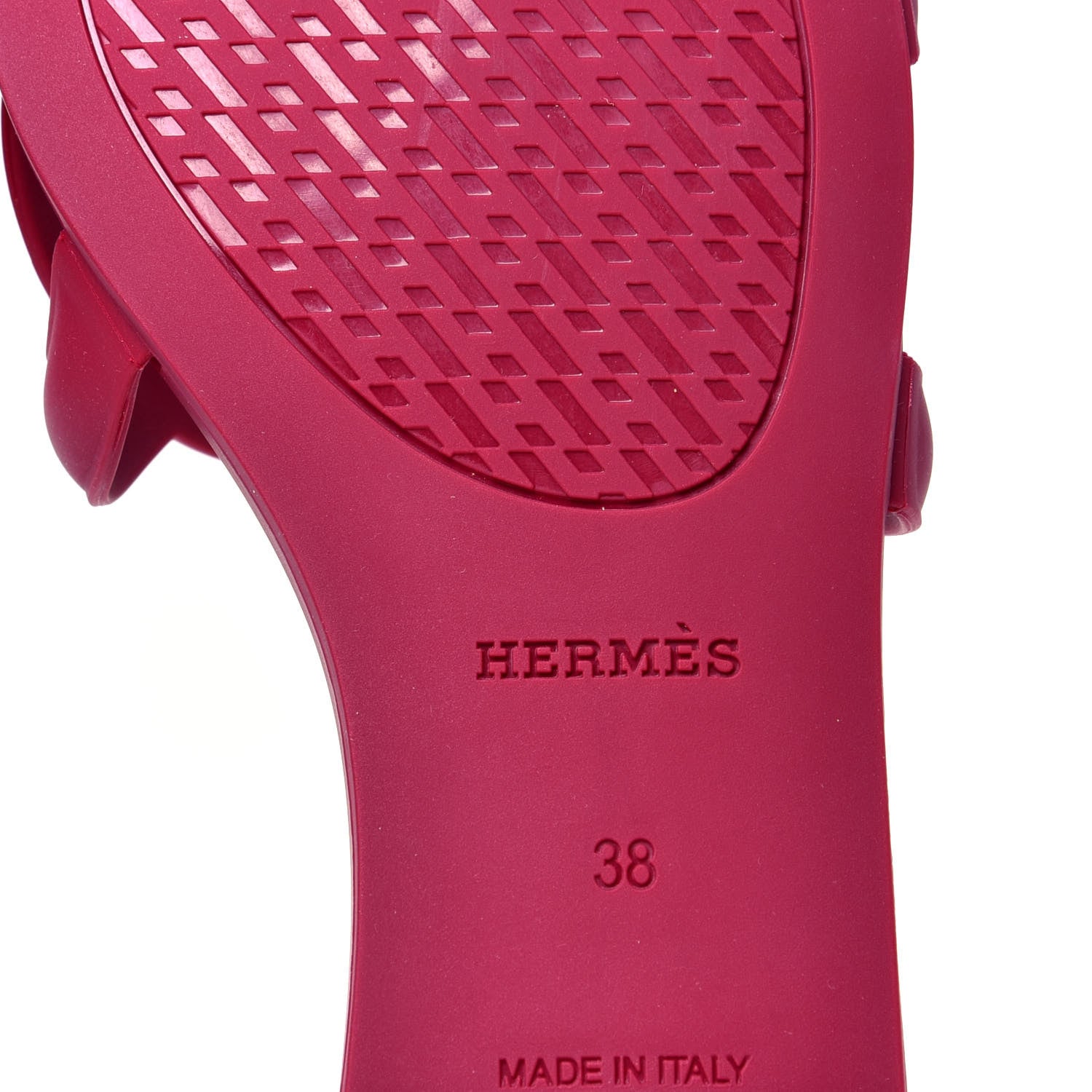 Hermes Rubber Aloha Sandals 38 Rose Baie 8 of 10