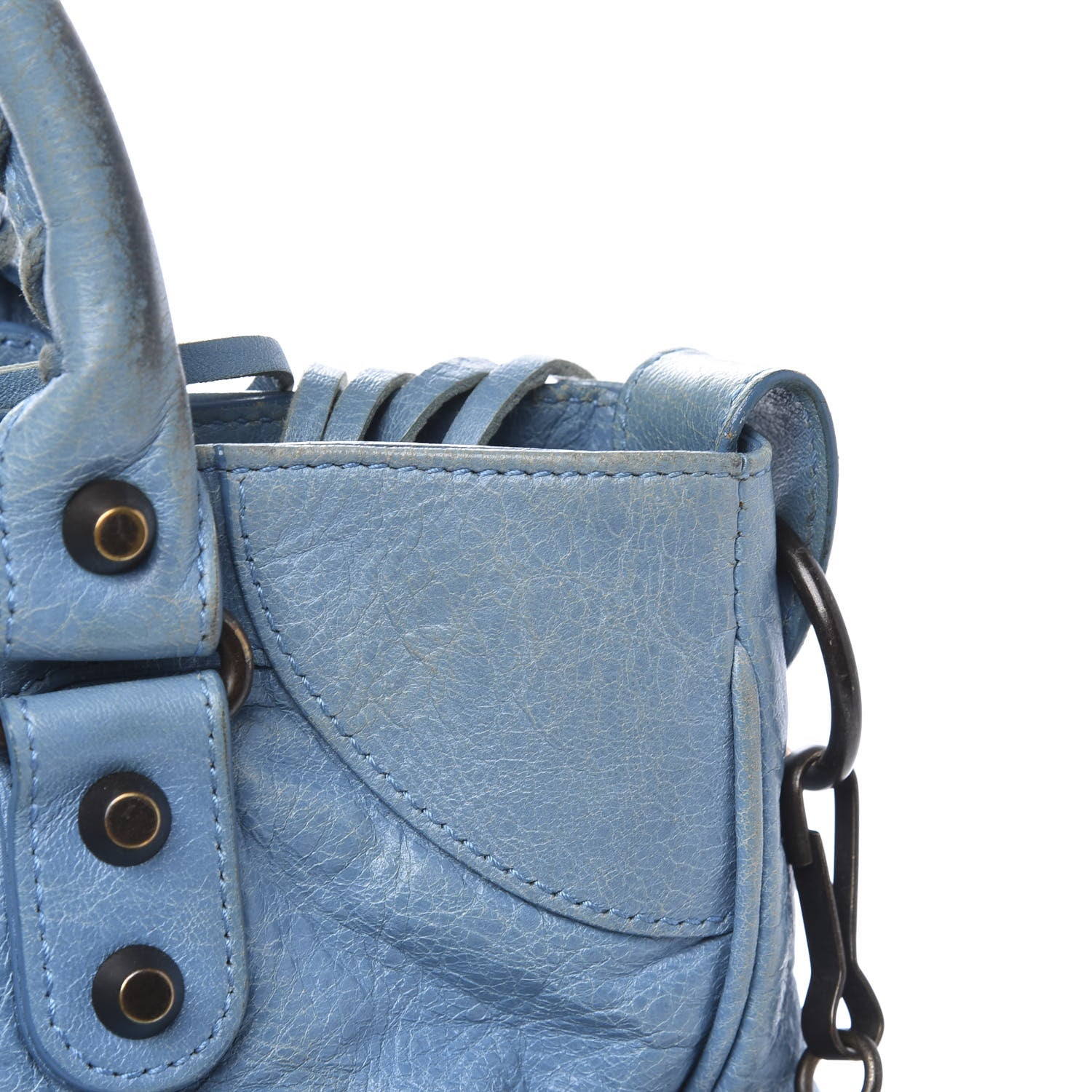 Balenciaga Agneau Classic Hardware Velo Bleu Indigo 12 of 19
