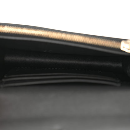Valentino Garavani Calfskin Rockstud Flap Wallet On Strap Black 5 of 10
