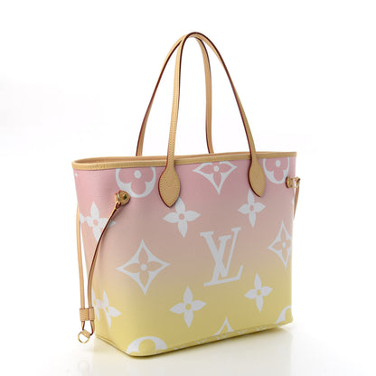 Louis Vuitton Monogram Giant By The Pool Neverfull MM Light Pink 3 of 11